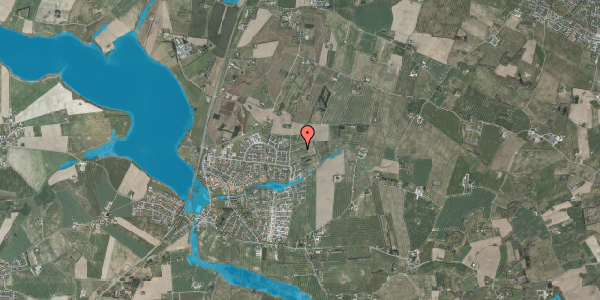 Oversvømmelsesrisiko fra vandløb på Solbjerg Hedevej 202, 8355 Solbjerg