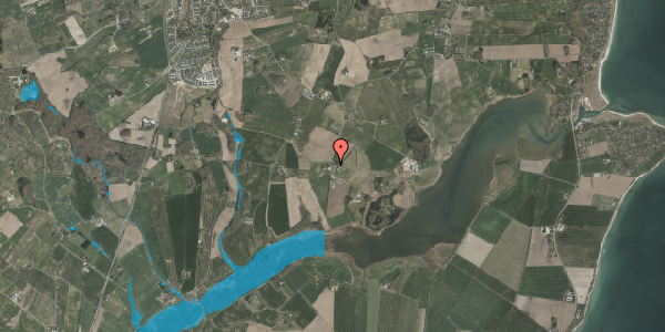 Oversvømmelsesrisiko fra vandløb på Synnedrupvej 188, 8340 Malling