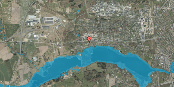 Oversvømmelsesrisiko fra vandløb på Sødalsvej 10, 8220 Brabrand