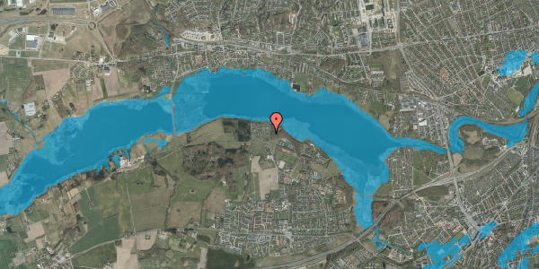 Oversvømmelsesrisiko fra vandløb på Haveforeningen Søholm 24, 8260 Viby J