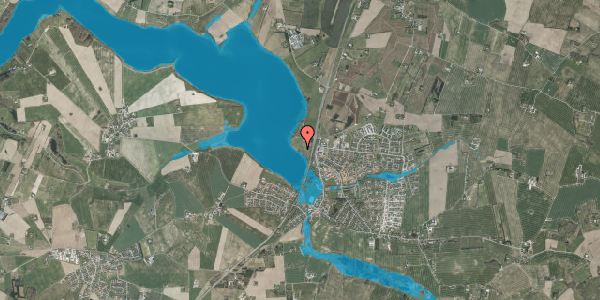 Oversvømmelsesrisiko fra vandløb på Søvangsvej 3, 8355 Solbjerg