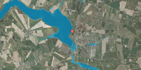 Oversvømmelsesrisiko fra vandløb på Søvangsvej 9B, 8355 Solbjerg
