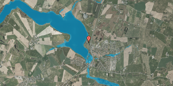 Oversvømmelsesrisiko fra vandløb på Søvangsvej 15, 8355 Solbjerg