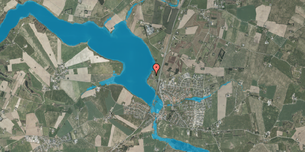 Oversvømmelsesrisiko fra vandløb på Søvangsvej 21, 8355 Solbjerg
