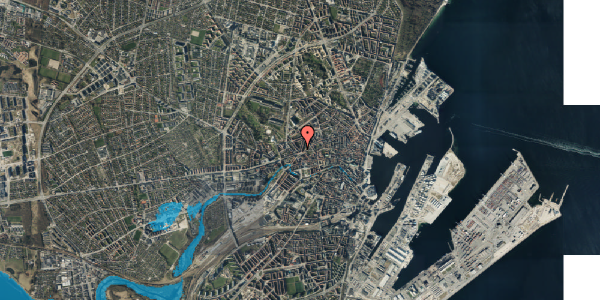 Oversvømmelsesrisiko fra vandløb på Teglværksgade 1, 4. tv, 8000 Aarhus C