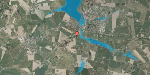 Oversvømmelsesrisiko fra vandløb på Trolddalsvej 1, 8355 Solbjerg