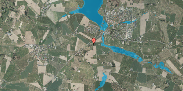 Oversvømmelsesrisiko fra vandløb på Trolddalsvej 2A, 8355 Solbjerg
