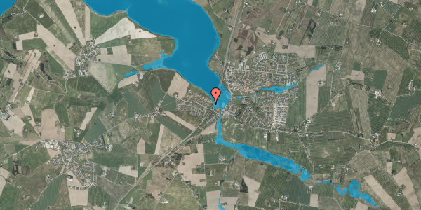 Oversvømmelsesrisiko fra vandløb på Vestervangsparken 6, 8355 Solbjerg