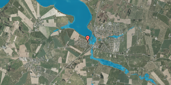 Oversvømmelsesrisiko fra vandløb på Vestervangsparken 13, 8355 Solbjerg
