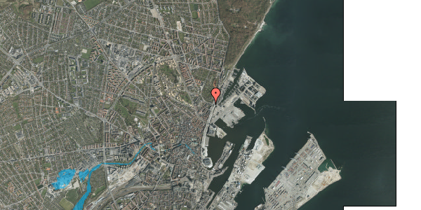 Oversvømmelsesrisiko fra vandløb på Østbanetorvet 5, 1. , 8000 Aarhus C