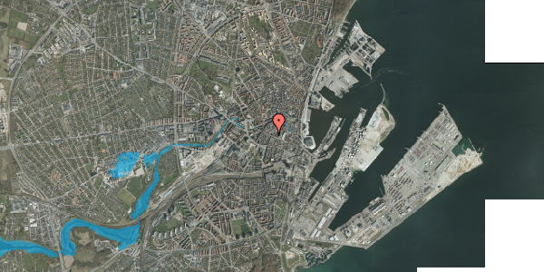 Oversvømmelsesrisiko fra vandløb på Østergade 5, 1. 4, 8000 Aarhus C