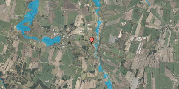 Oversvømmelsesrisiko fra vandløb på Bakkelyvej 2, 8800 Viborg