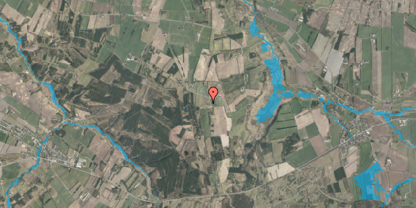 Oversvømmelsesrisiko fra vandløb på Fusagervej 13, 8800 Viborg