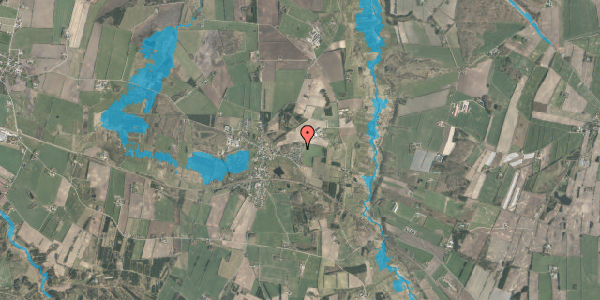Oversvømmelsesrisiko fra vandløb på Gravhøjvej 11, 8800 Viborg