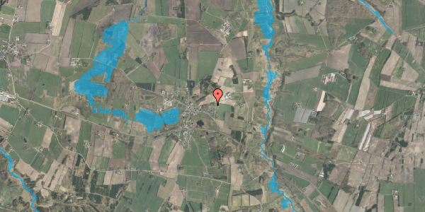 Oversvømmelsesrisiko fra vandløb på Gravhøjvej 22, 8800 Viborg