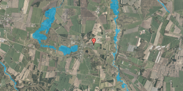 Oversvømmelsesrisiko fra vandløb på Gravhøjvej 23, 8800 Viborg