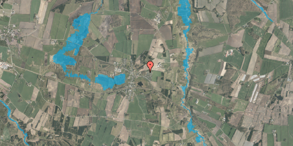 Oversvømmelsesrisiko fra vandløb på Gravhøjvej 27, 8800 Viborg