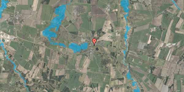 Oversvømmelsesrisiko fra vandløb på Langgade 16, 8800 Viborg