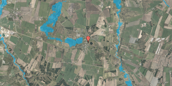 Oversvømmelsesrisiko fra vandløb på Langgade 25, 8800 Viborg