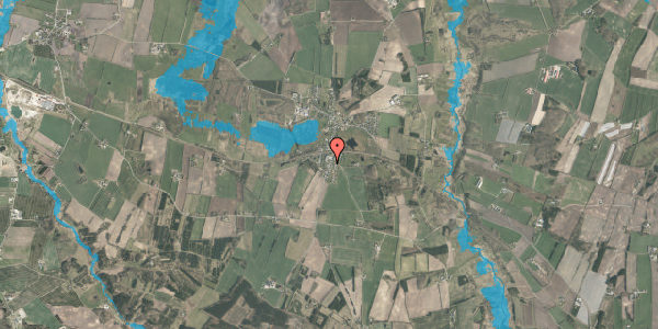 Oversvømmelsesrisiko fra vandløb på Langgade 40, 8800 Viborg