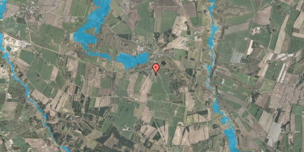 Oversvømmelsesrisiko fra vandløb på Langgade 46, 8800 Viborg