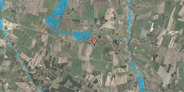 Oversvømmelsesrisiko fra vandløb på Langgade 54, 8800 Viborg