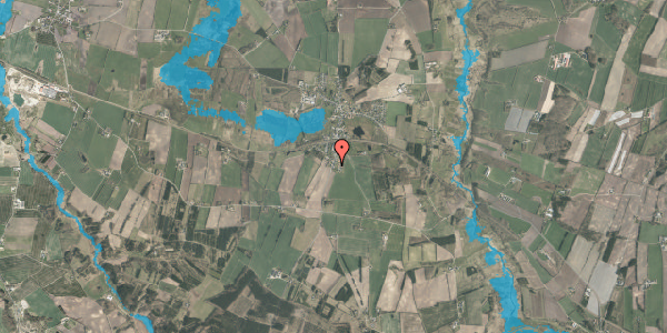 Oversvømmelsesrisiko fra vandløb på Langgade 57, 8800 Viborg