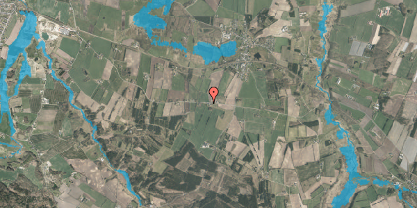 Oversvømmelsesrisiko fra vandløb på Lundgårdsvej 38, 8800 Viborg
