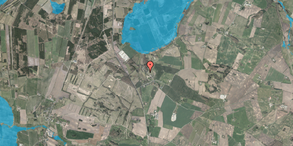 Oversvømmelsesrisiko fra vandløb på Tastumvej 51, 7850 Stoholm Jyll