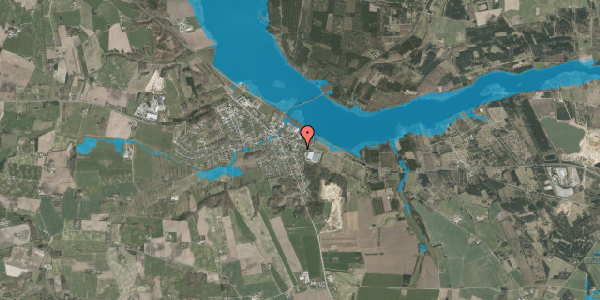 Oversvømmelsesrisiko fra vandløb på Gråsig 3, 8643 Ans By