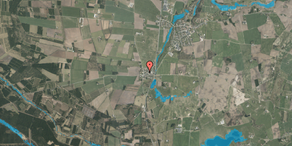 Oversvømmelsesrisiko fra vandløb på Viborgvej 3, 8620 Kjellerup