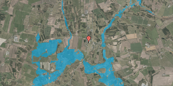 Oversvømmelsesrisiko fra vandløb på Gl. Aalborgvej 13, 9632 Møldrup