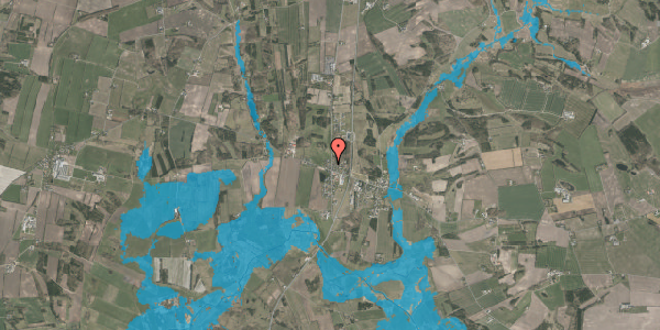 Oversvømmelsesrisiko fra vandløb på Gl. Aalborgvej 31, 9632 Møldrup