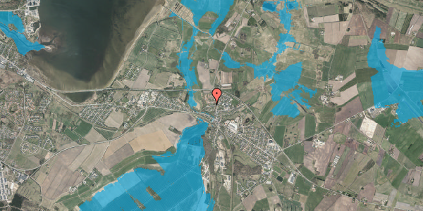 Oversvømmelsesrisiko fra vandløb på Åhavevej 6, 7840 Højslev