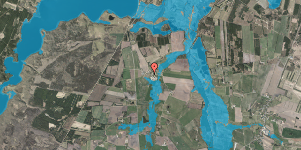 Oversvømmelsesrisiko fra vandløb på Bærsholmvej 14, 7800 Skive
