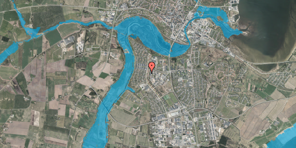 Oversvømmelsesrisiko fra vandløb på Dalgas Alle 41, st. tv, 7800 Skive