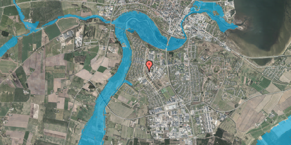 Oversvømmelsesrisiko fra vandløb på Dalgas Alle 49A, 1. 2, 7800 Skive