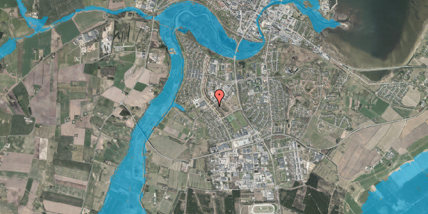 Oversvømmelsesrisiko fra vandløb på Dalgas Alle 59, 3. 4, 7800 Skive
