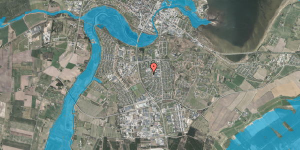Oversvømmelsesrisiko fra vandløb på Egerishave 10, 7800 Skive
