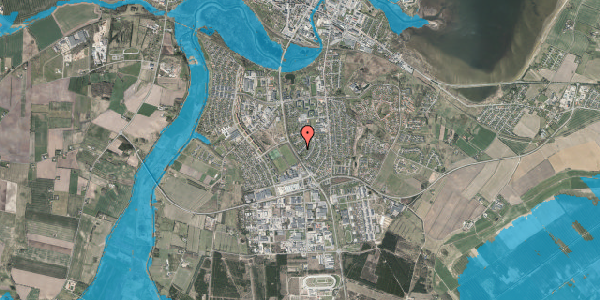 Oversvømmelsesrisiko fra vandløb på Kingos Vej 16, 7800 Skive