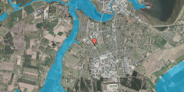 Oversvømmelsesrisiko fra vandløb på Lindevænget 6, 7800 Skive