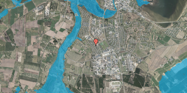 Oversvømmelsesrisiko fra vandløb på Lindevænget 11, 7800 Skive