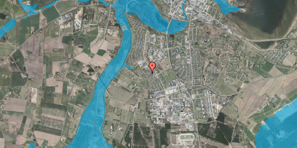 Oversvømmelsesrisiko fra vandløb på Lindevænget 26, 7800 Skive