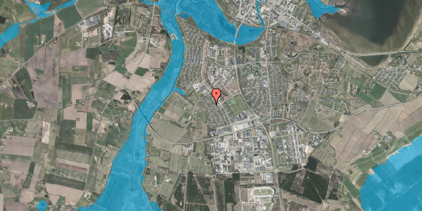 Oversvømmelsesrisiko fra vandløb på Lindevænget 32, 7800 Skive