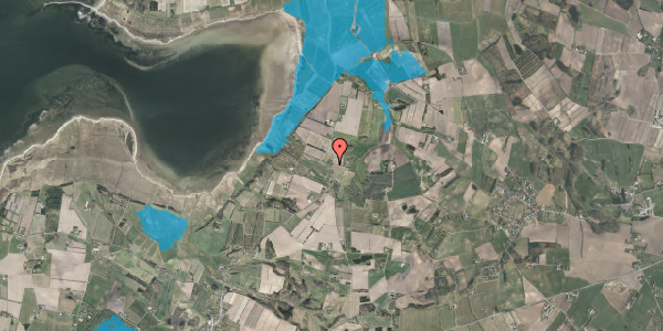 Oversvømmelsesrisiko fra vandløb på Lundøvej 127, 7840 Højslev