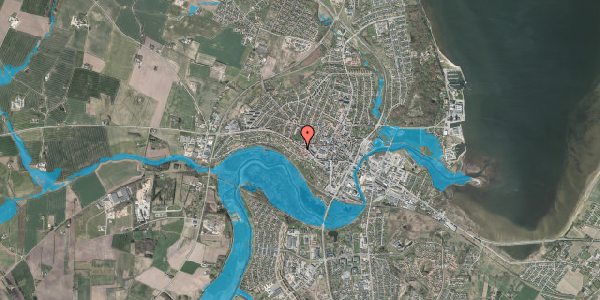 Oversvømmelsesrisiko fra vandløb på Møllegade 59, 7800 Skive