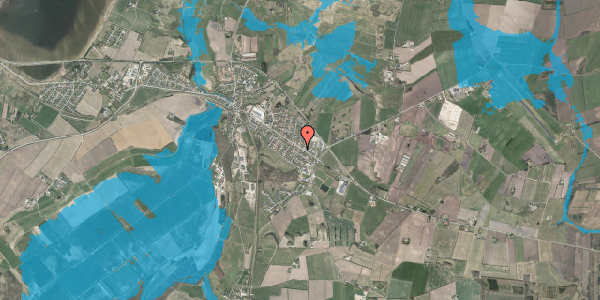 Oversvømmelsesrisiko fra vandløb på Skovvej 1, 7840 Højslev