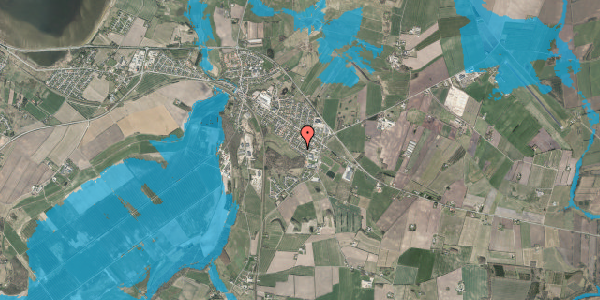 Oversvømmelsesrisiko fra vandløb på Skovvej 7, 7840 Højslev