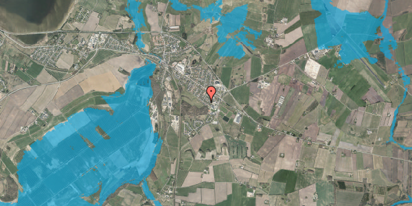 Oversvømmelsesrisiko fra vandløb på Skovvej 9, 7840 Højslev