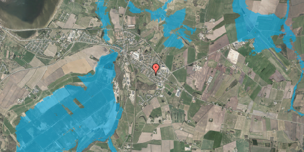 Oversvømmelsesrisiko fra vandløb på Skovvej 24, 7840 Højslev
